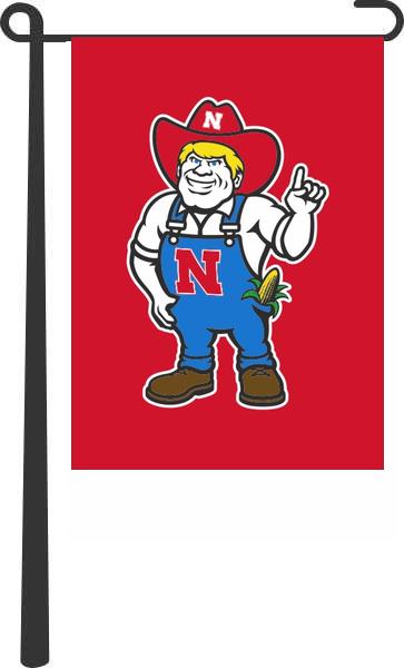 University of Nebraska - Herbie Husker Garden Flag