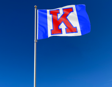 Load image into Gallery viewer, Kansas - 3 Panel Game Day 3x5 Flag
