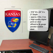 Load image into Gallery viewer, University of Kansas - Jayhawks Medieval Shield
