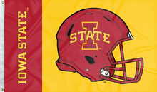 Load image into Gallery viewer, 3x5 Iowa State Flag with Iowa State Football Logo
