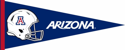 Blue University of Arizona Football Pennant