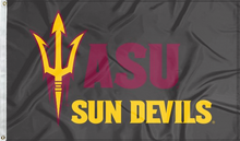 Load image into Gallery viewer, 3x5 ASU Flag with ASU Sun Devils Logo
