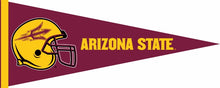 Load image into Gallery viewer, Maroon 12x30 inch Arizona State University Football Pennant
