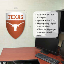 Load image into Gallery viewer, University of Texas - Longhorns Medieval Shield
