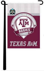 13x18 Texas A&M Baseball College World Series 2024 Garden Flag