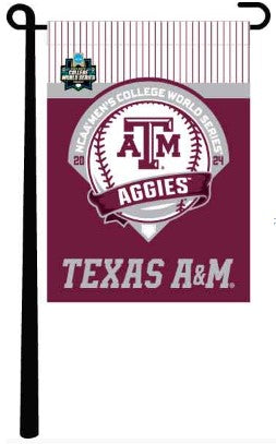 13x18 Texas A&M Baseball College World Series 2024 Garden Flag