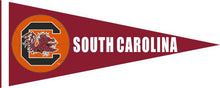 Load image into Gallery viewer, Maroon 12x30 inch University of South Carolina Basketball Pennant
