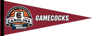 Maroon 12x30 inch Road To The Final Four March Madness 2024 South Carolina Basketball Pennant