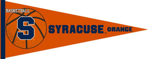 Orange 12x30 inch Syracuse Orange Basketball Pennant