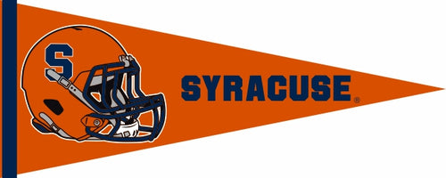 Orange 12x30 inch Syracuse University Football Pennant