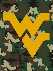 West Virginia University - Mountaineers Camouflage House Flag