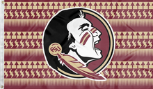 Load image into Gallery viewer, Florida State University - Seminole Spear Background 3x5 Flag
