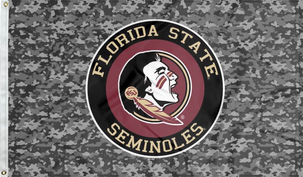 Florida State University - Seminoles Camo 3x5 Flag