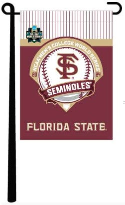 13x18 Florida State Baseball College World Series 2024 Garden Flag