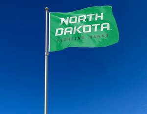 University of North Dakota - Fighting Hawks Green 3x5 Flag