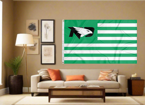 University of North Dakota - Fighting Hawks National 3x5 Flag