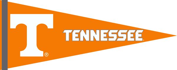 Orange University of Tennessee Pennant