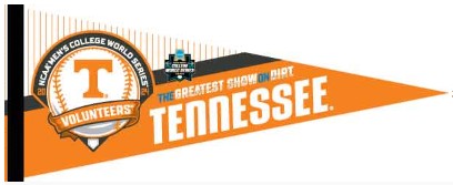 12x30 Tennessee Baseball College World Series 2024 Pennant