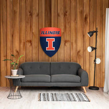 Load image into Gallery viewer, University of Illinois - Fighting Illini Medieval Shield
