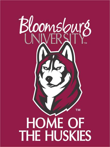 Bloomsburg University - Home of The Huskies House Flag