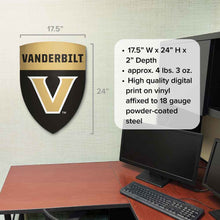 Load image into Gallery viewer, Vanderbilt University - Commodores Medieval Shield
