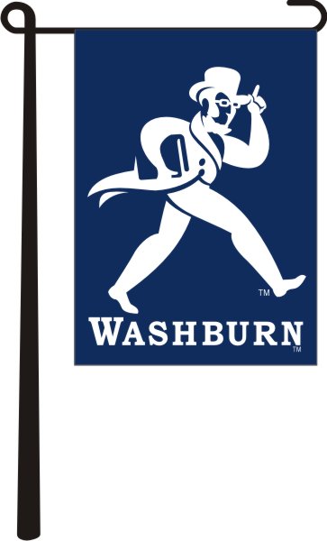 Washburn University - Ichabods Garden Flag