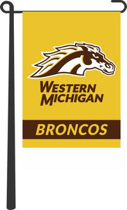 Western Michigan University - Broncos Garden Flag