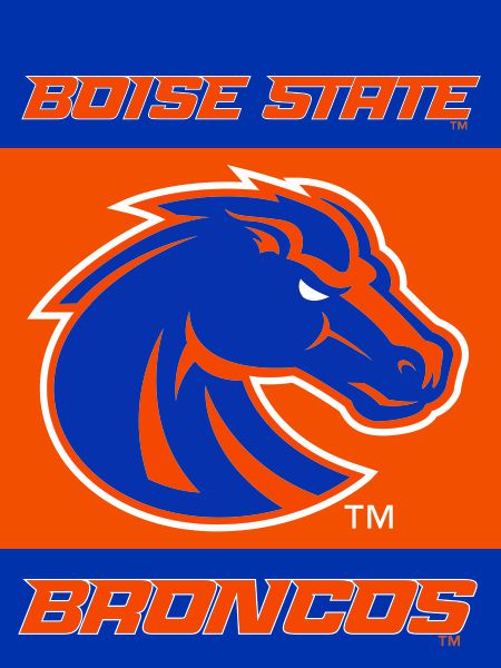 Boise State University - Broncos 3 Panel House Flag