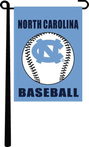 13x18 North Carolina Baseball Garden Flag