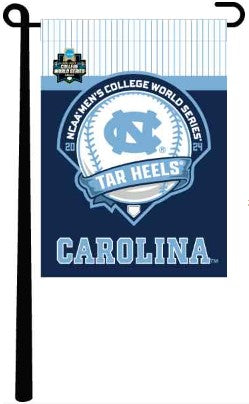 13x18 North Carolina Baseball College World Series 2024 Garden Flag