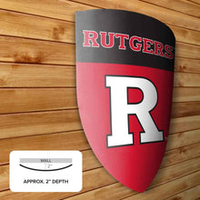 Load image into Gallery viewer, Rutgers University - Scarlet Knights Medieval Shield
