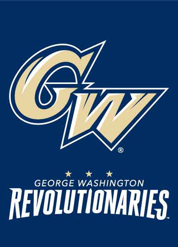 Blue 30x40 inch long George Washington University Revolutionaries House Flag