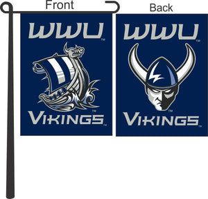 Western Washington University - Vikings Ship & Vikings Garden Flag