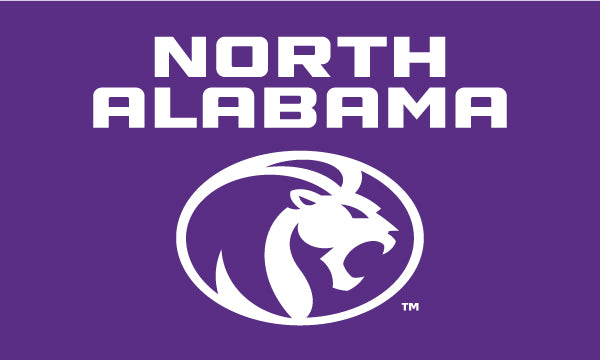 Purple 3x5 foot University of North Alabama Flag