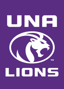 Purple 13x18 inch University of North Alabama UNA Lions Garden Flag