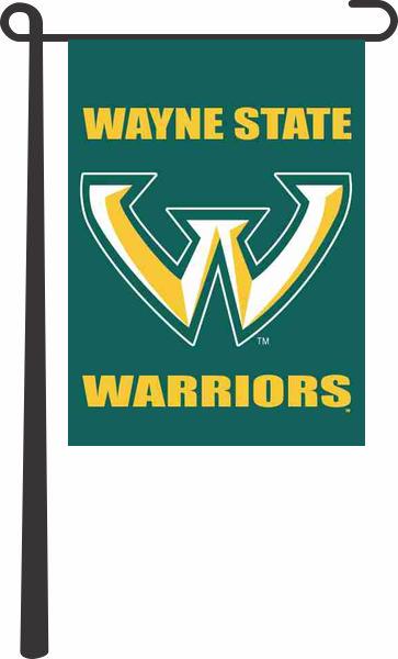 Wayne State University - Warriors Garden Flag