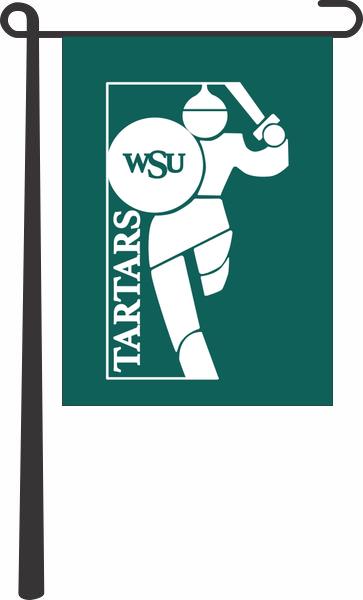 Wayne State University - WSU Tartars Garden Flag