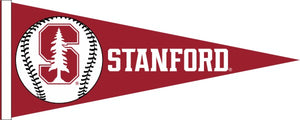 Cardinal Red Stanford 12x30 Stanford University Baseball Pennant