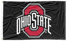 Load image into Gallery viewer, Black 3x5 Ohio State Buckeyes Flag and Two Metal Grommets
