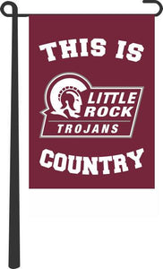 University of Arkansas at Little Rock - This Is University of Arkansas at Little Rock Trojans Country Garden Flag