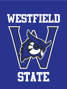 Blue Westfield State University House Flag