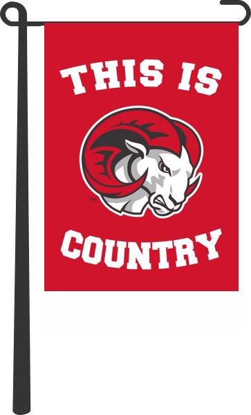 Winston-Salem State University - This Is WSSU Rams Country Garden Flag