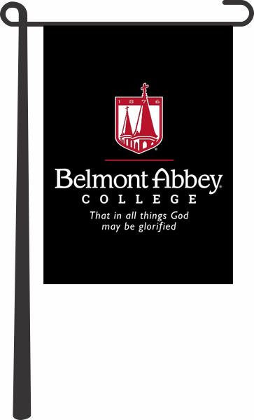 Belmont Abbey College - Institution Logo Garden Flag