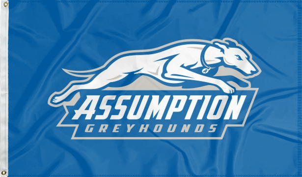 Assumption College - Greyhounds Blue 3x5 Flag