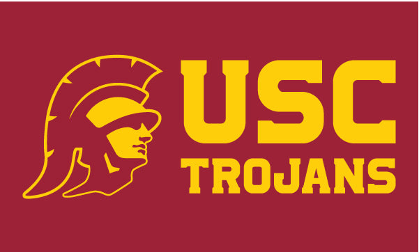 Red University of Southern California USC Trojans 3x5 Flag