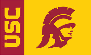 2 Panel USC Trojans 3x5 Flag