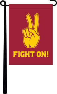 Red USC Fight On Double Sided Garden Flag