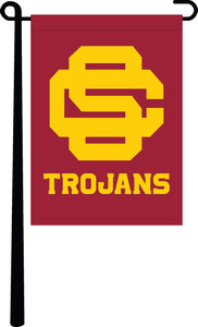 Red USC Trojans Garden Flag