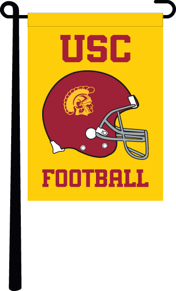 Gold USC Football Garden Flag