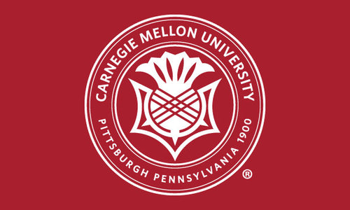 3x5 Carnegie Mellon University Flag with Official Seal